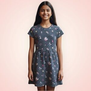 NWT Rumi‎ & Ryder x Stitch Fix Kids Girls Short Sleeve T-Shirt Dress Stretch